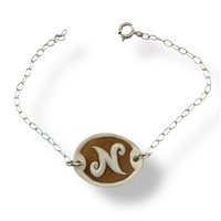 Bracelet Mandile 1922 Woman Cammei  in Silver Conchiglia 2MBRCLN